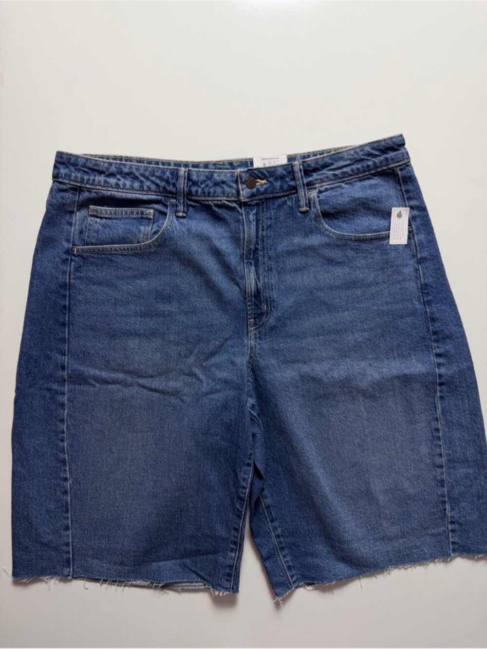 NWT Time and Tru Barrel Bermuda Denim Shorts, Size 20